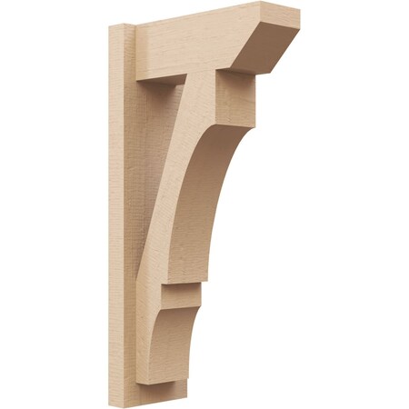 Ekena Millwork 5 1/2-in W x 12-in D x 24-in H Balboa Slat Rough Cedar Woodgrain TimberThane Outlooker, Primed Tan OUTUR055X12X24BOA24RCPR